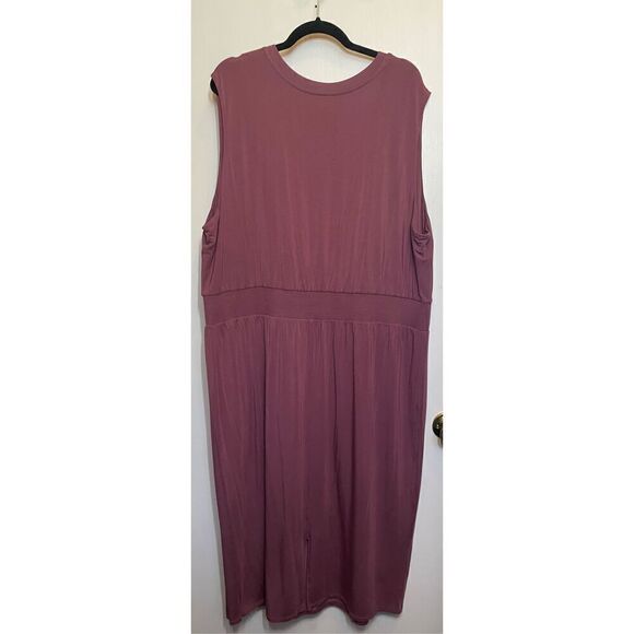 ATHLETA Santorini Cinch midi Dress Stretch Modal Rose size 2X - Picture 11 of 13
